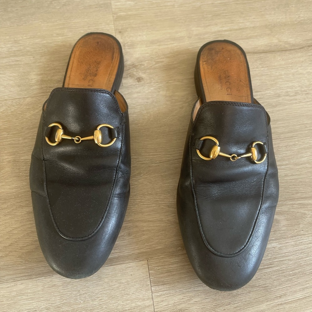 Gucci Princetown Leather Slipper